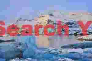 Glacial Ice Formation at Mist and a little sunlight