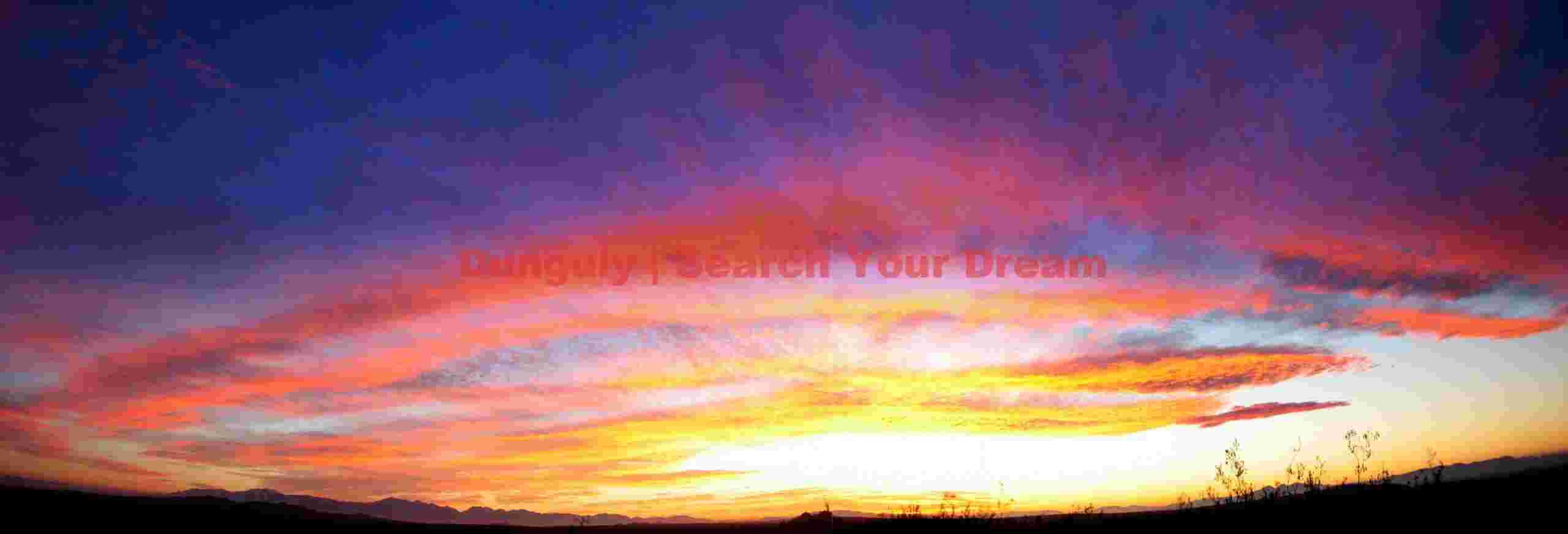 Sweeping Panoramic Sunset Over Mojave Desert Landscape