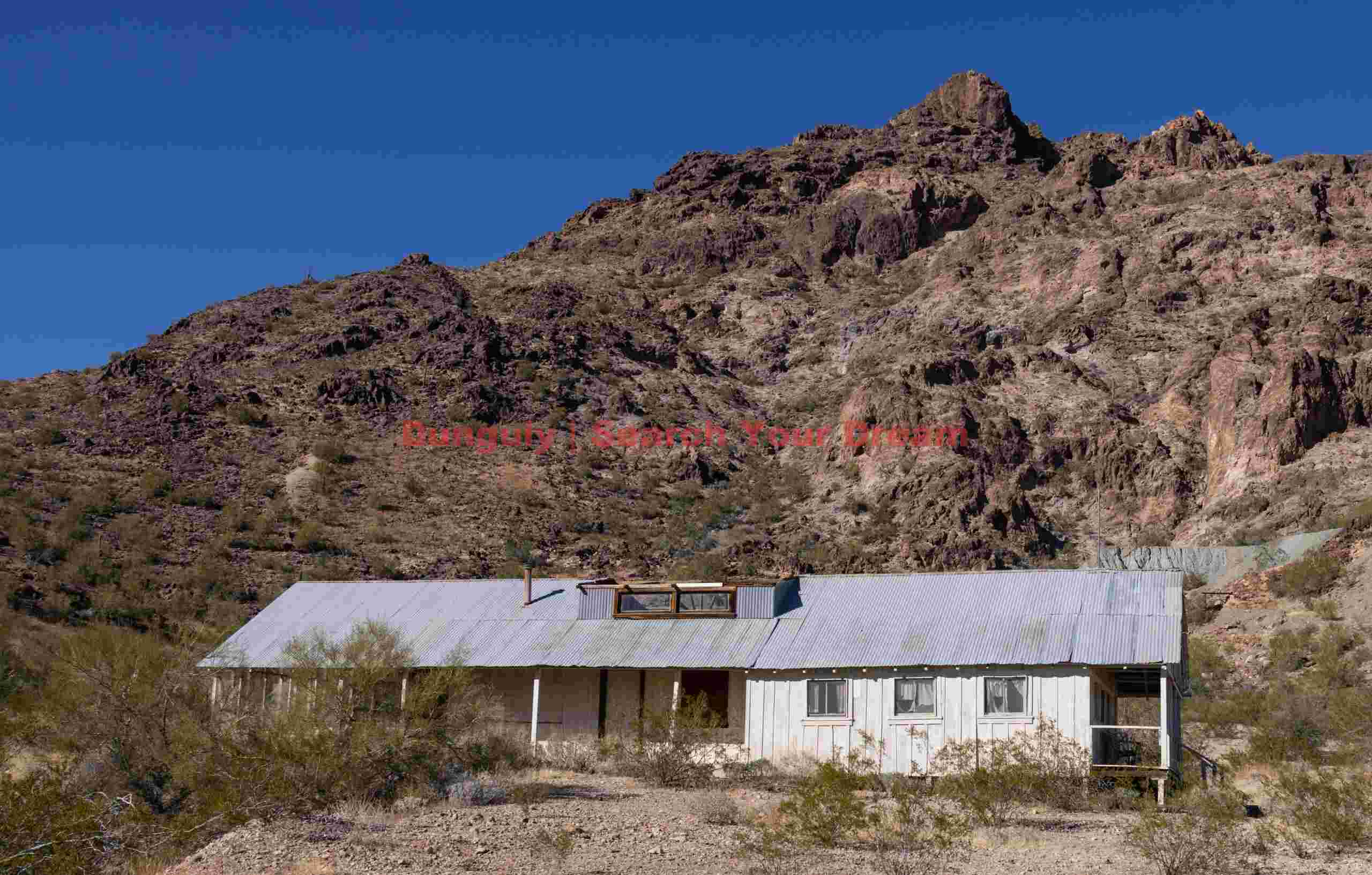 Exterior View of North Star Mine Historic Cabin - KOFA Wildlife Reserve