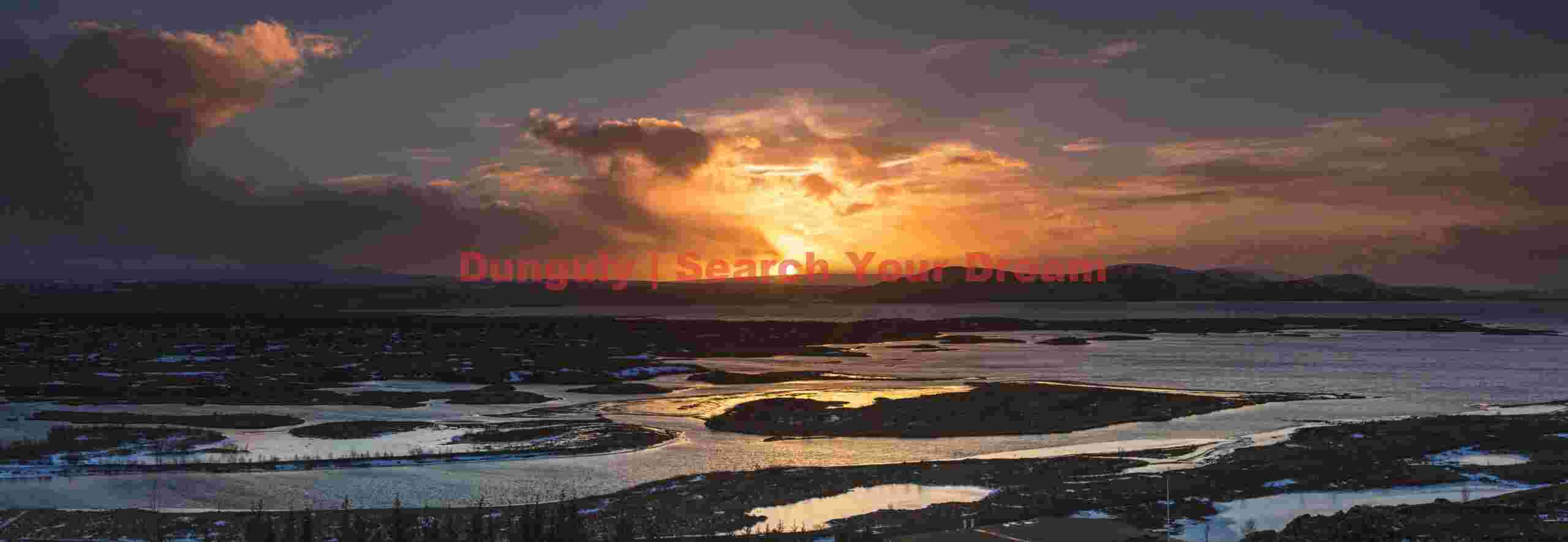 Glacial Ice Formation at Panoramic sunrise over Þingvellir