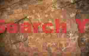 Pictograph Panel in Alcove at Snake Gulch