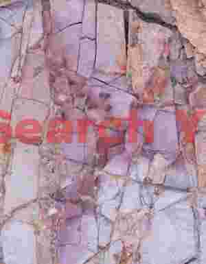 Pink Fractured and Weathered Rock at Emigrant Peak