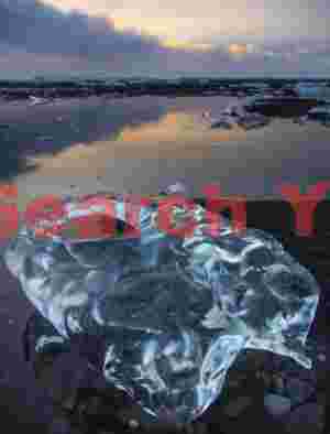 Glacial Ice Formation at 'Polo mint' Jökelberg