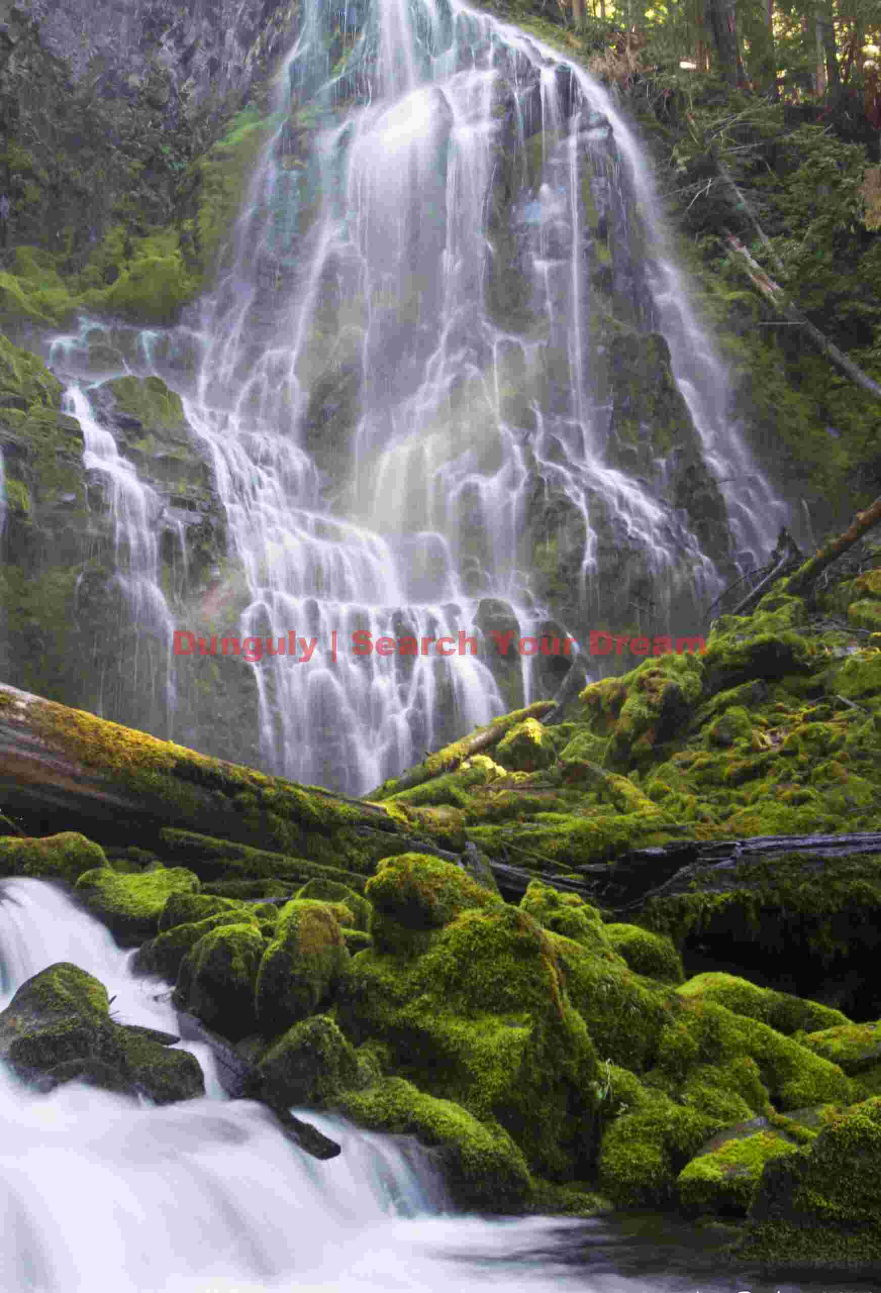 Cascading Emerald Falls