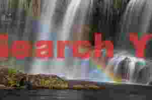 Rainbow detail; Dynjandi, Westfjords