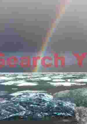 Rainbow's end and crystal blue Jökelberg; Jökulsárlón Lagoon, South Iceland