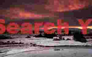 Red sky in the morning over Pingvellir