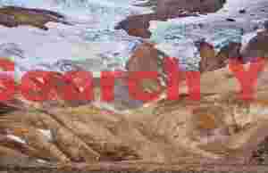 Glacial Ice Formation at Rhyolite and glacier