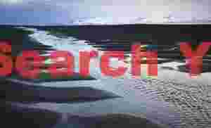 Ripple patterns in black sand; Jokulsarlon beach