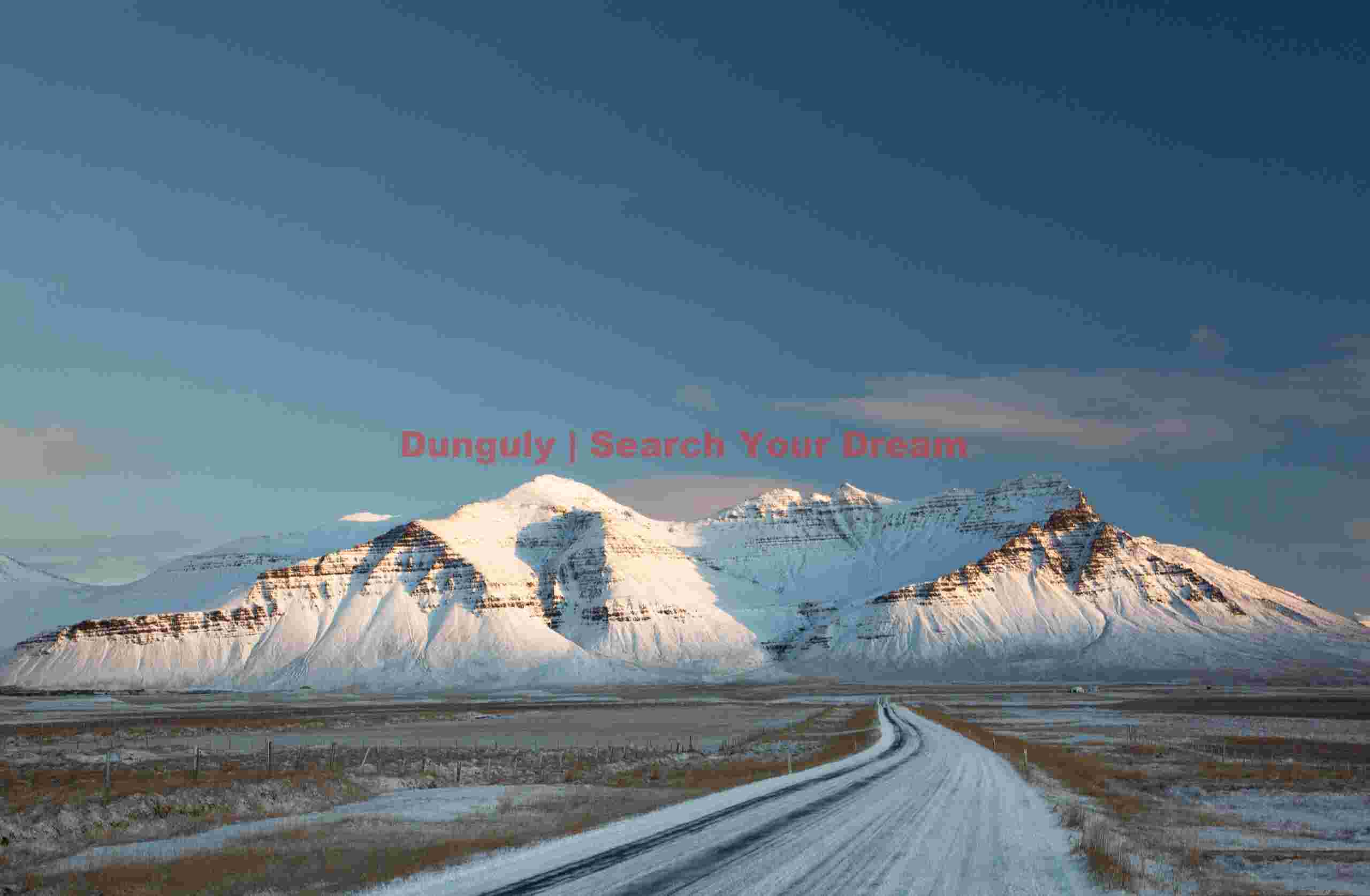 Glacial Ice Formation at Road along the south coast of Snaefellsnes Peninsula, Iceland
