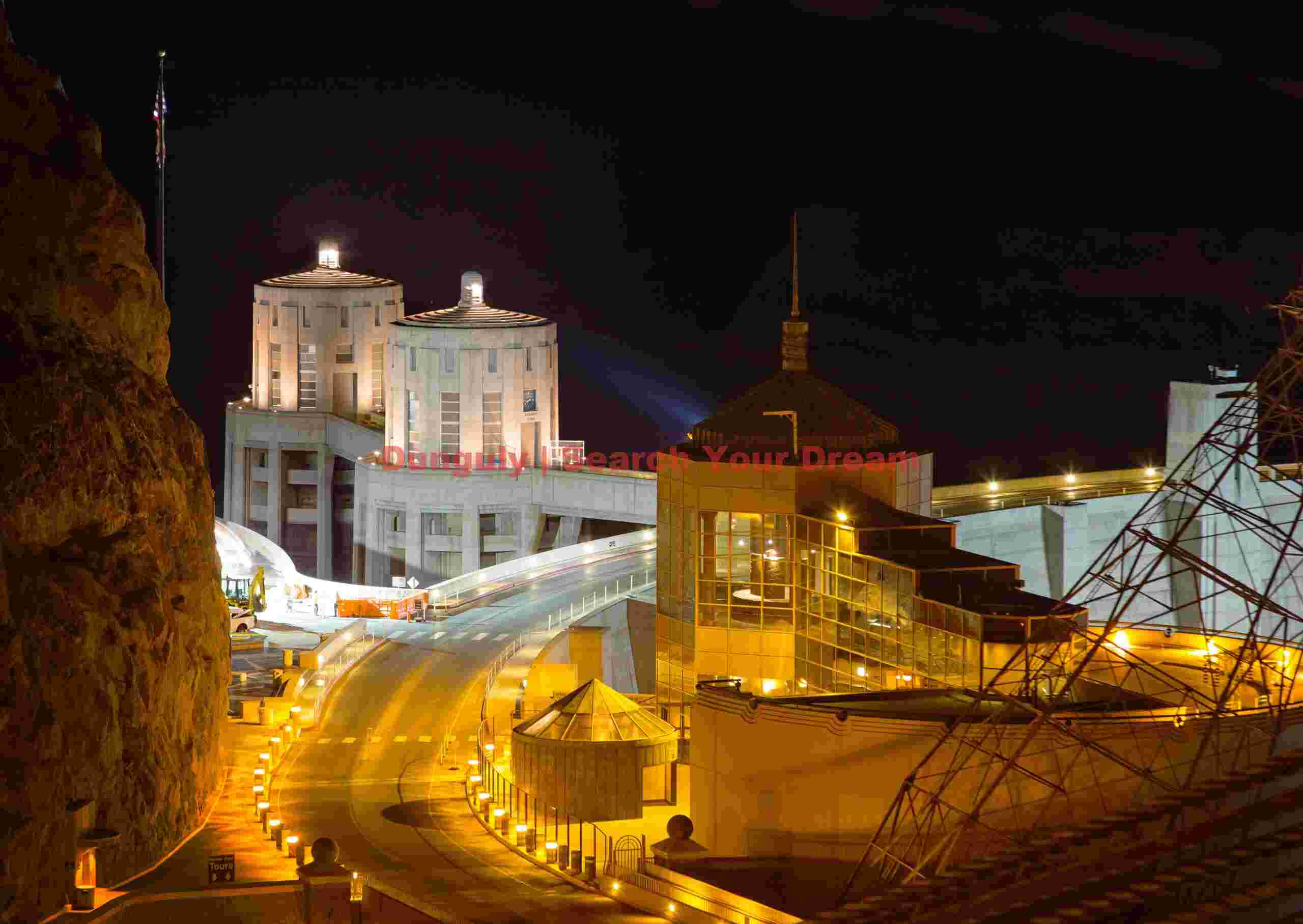 Access Roadway Leading Onto Hoover Dam Structure