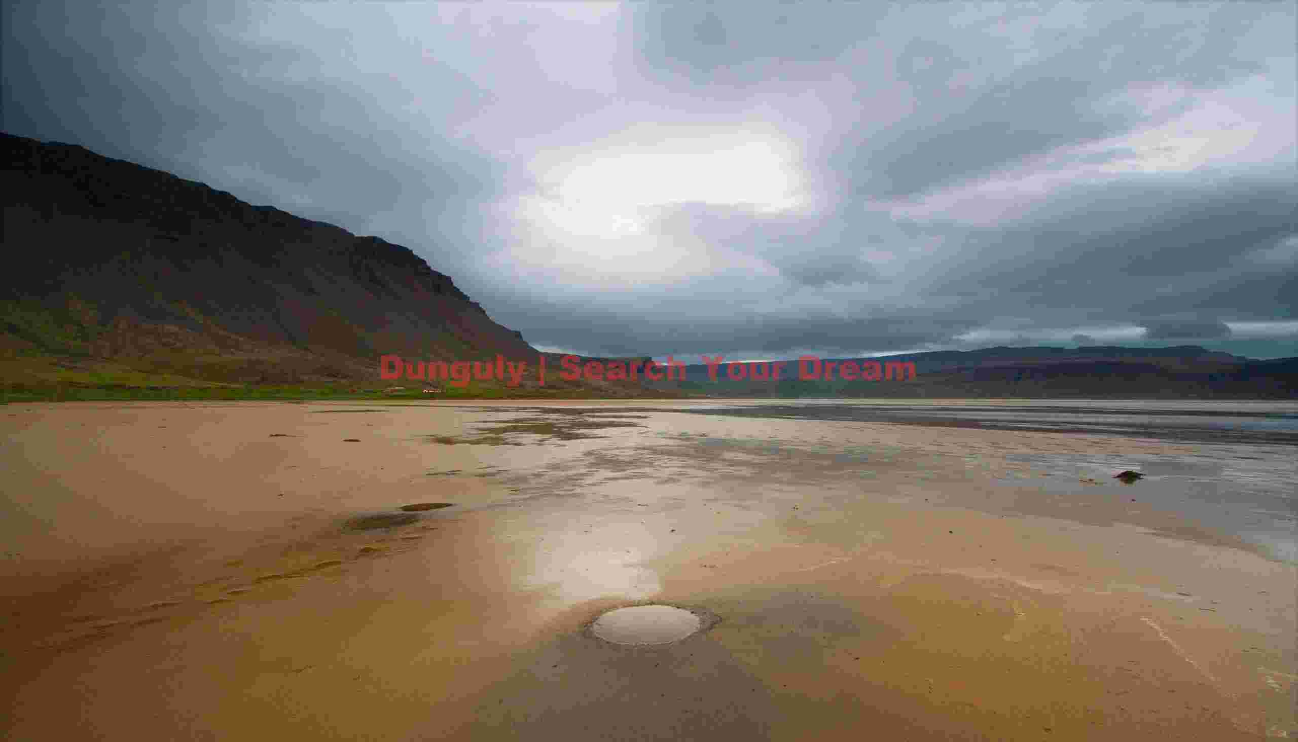 Sand patterns, Raundisandur; Western Fjords