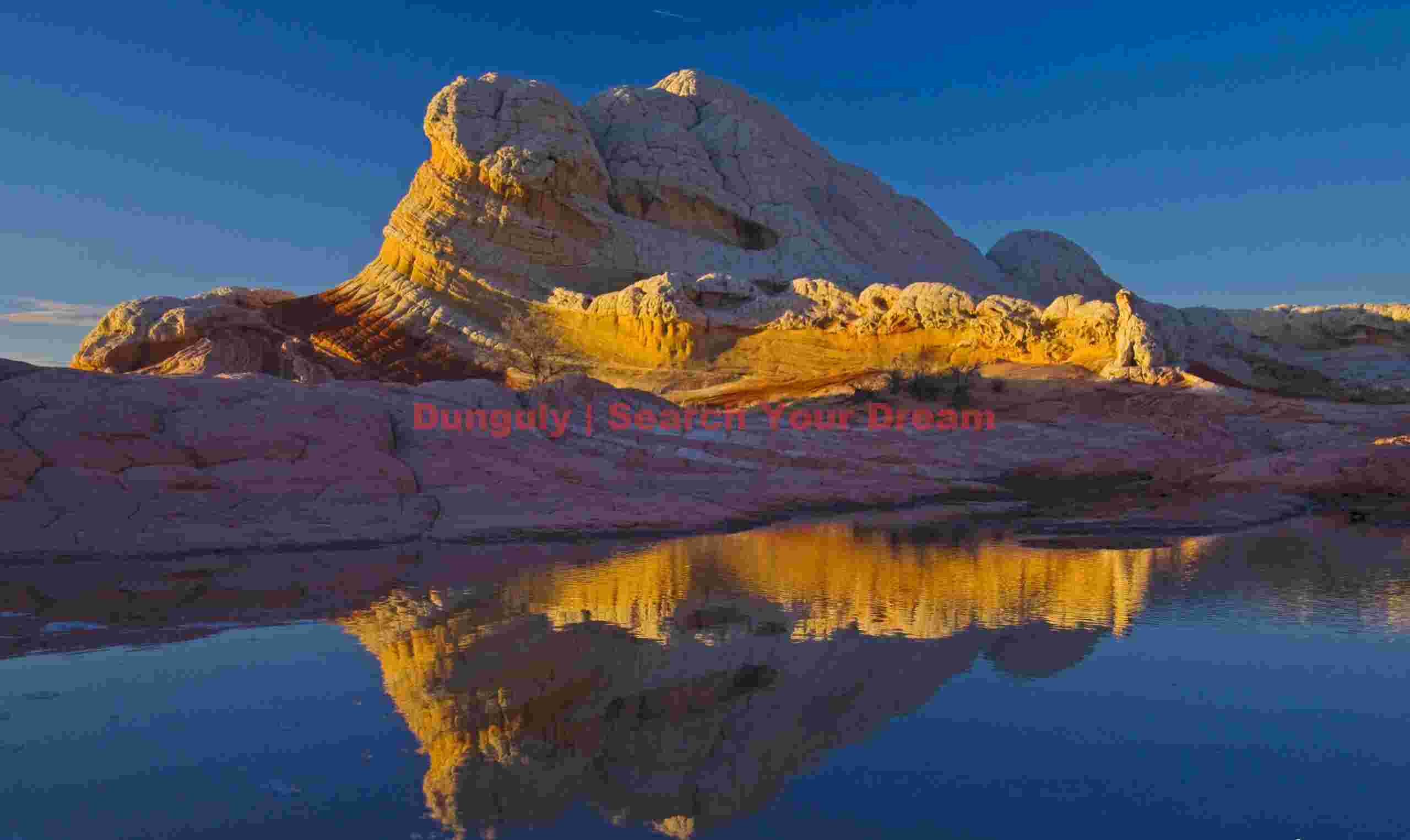 Sandstone gone wild - evening reflections - White Pocket - Arizona