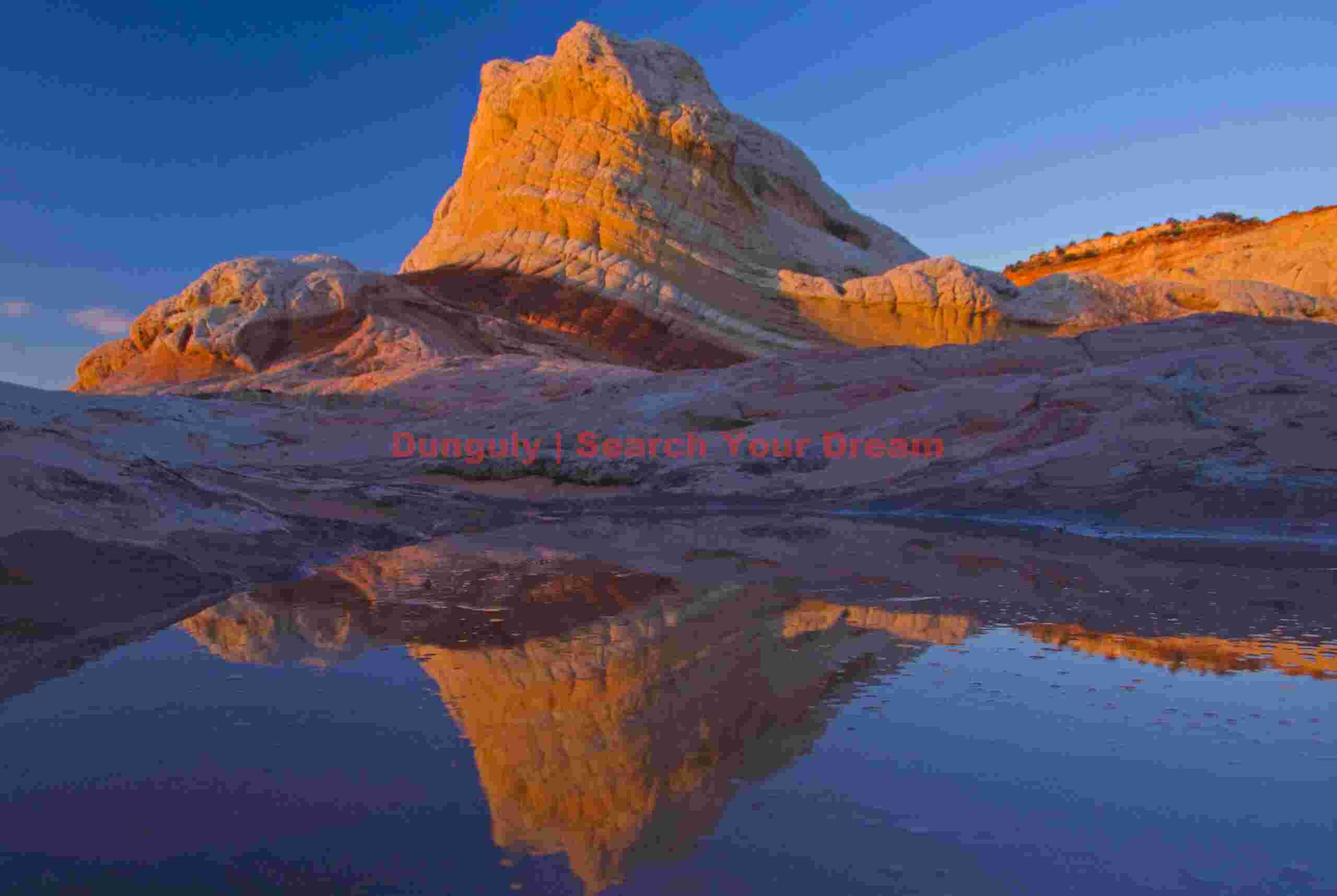Sandstone gone wild - morning reflections - White Pocket - Arizona