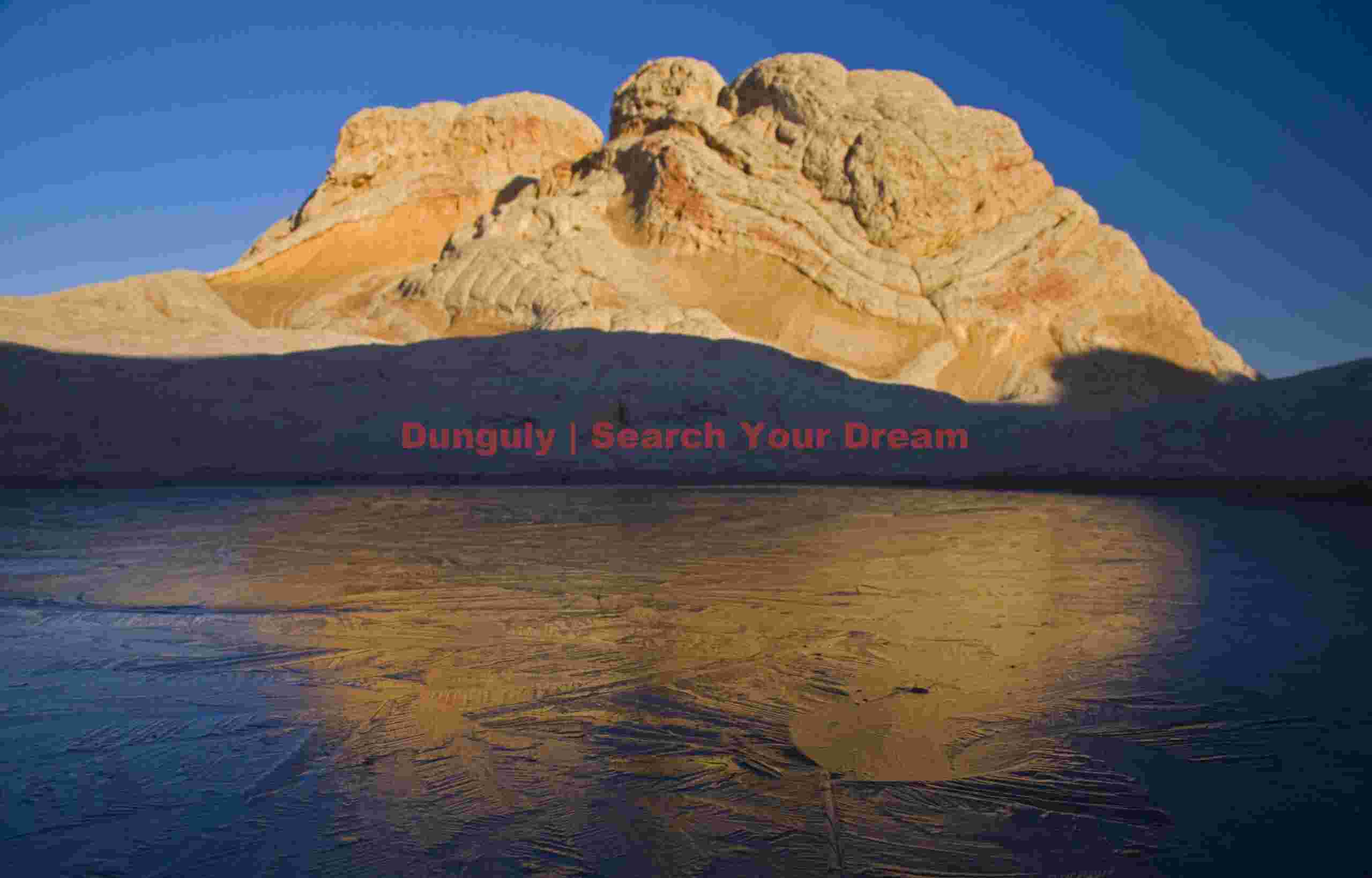 Sandstone ice reflections - White Pocket - Arizona