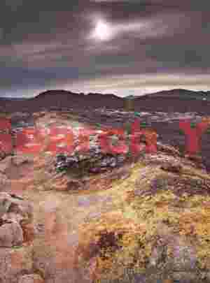 Glacial Ice Formation at Scene from Mordor