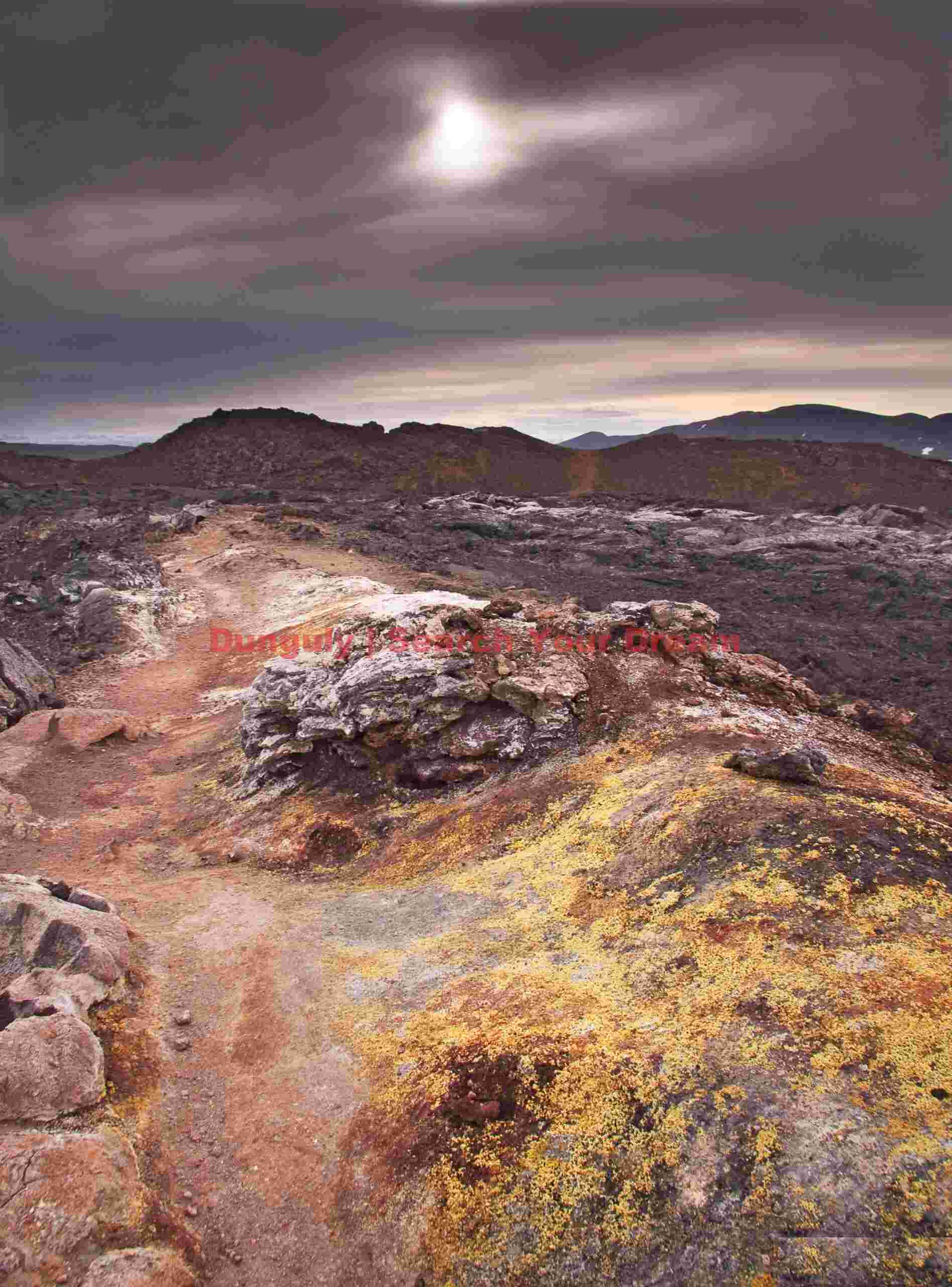 Glacial Ice Formation at Scene from Mordor