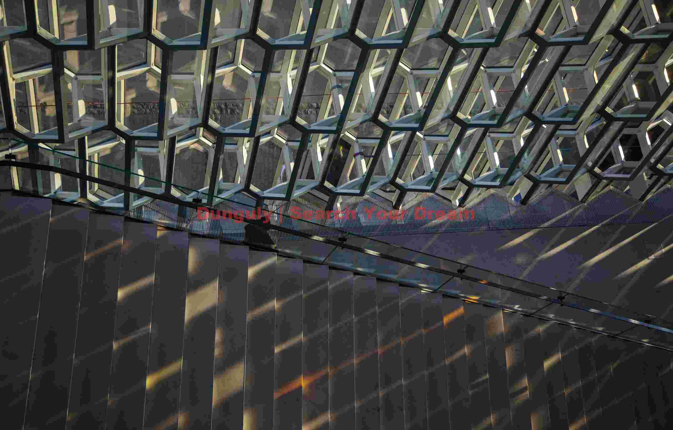 Shards of light; Harpa, Reykjavik