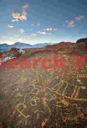 Sky Rock Petroglyphs #2 at Volcanic Tablelands, Bishop, California