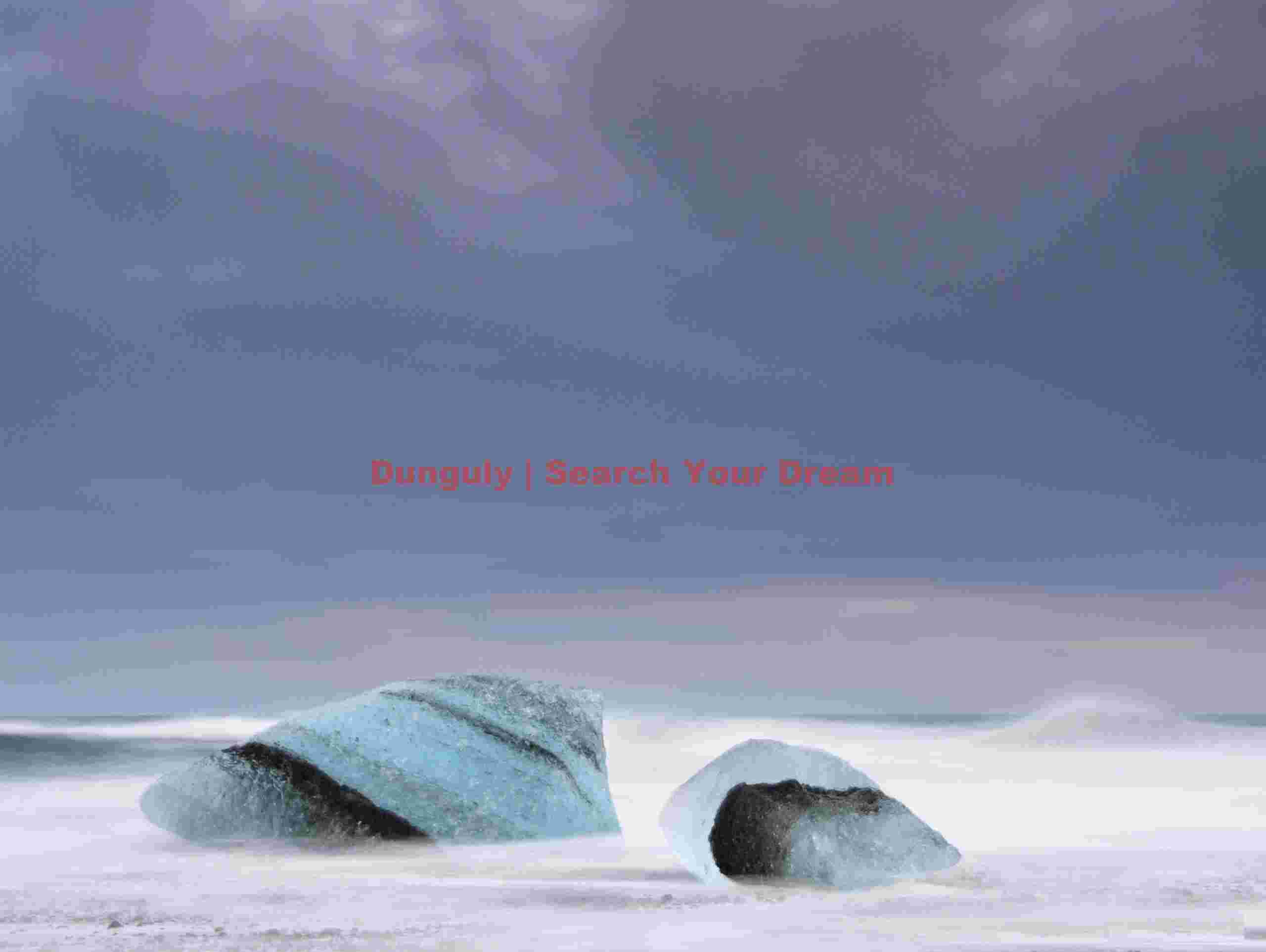 Glacial Ice Formation at Striated bergs