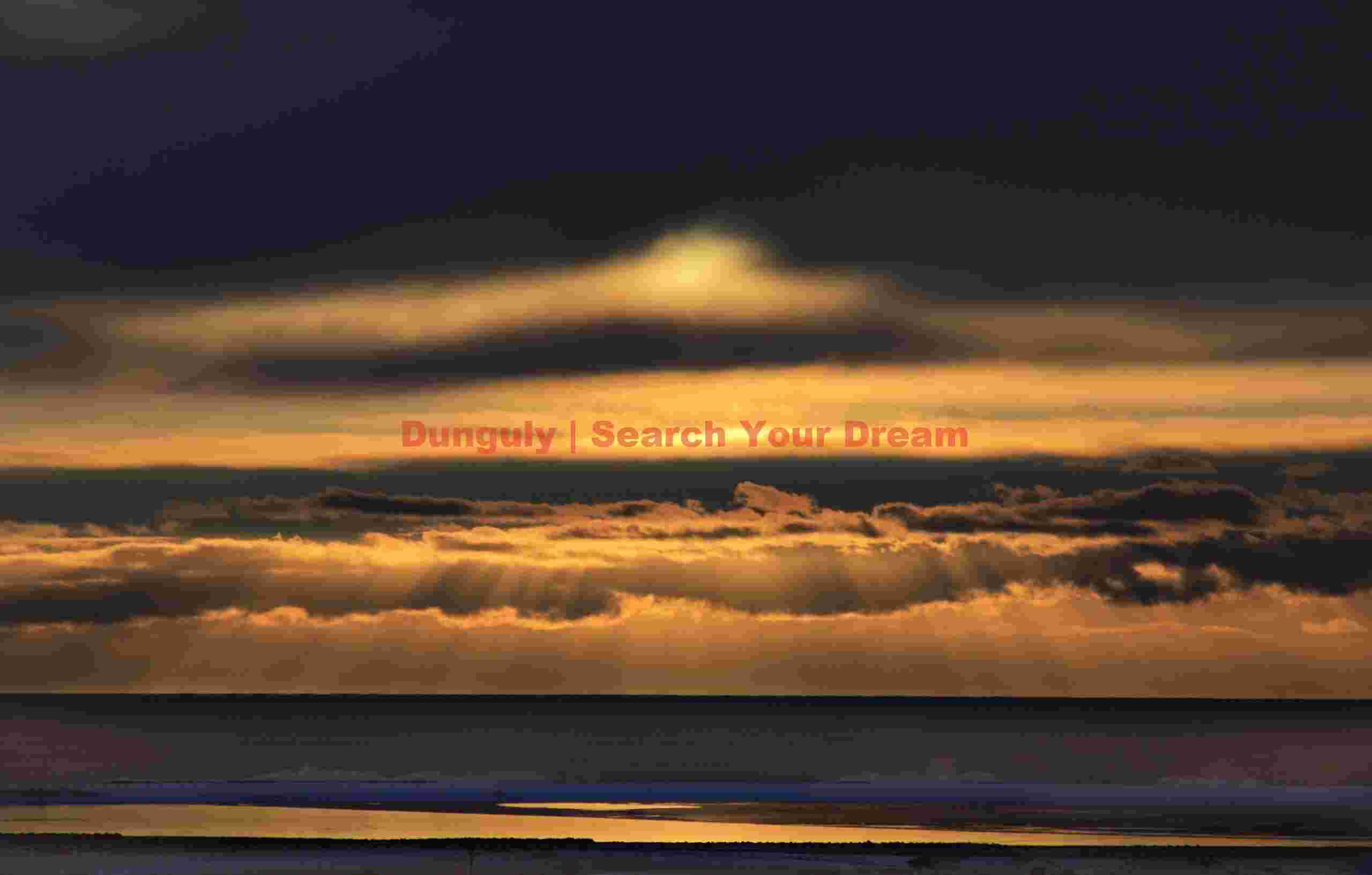 Sunset sky over Solfario