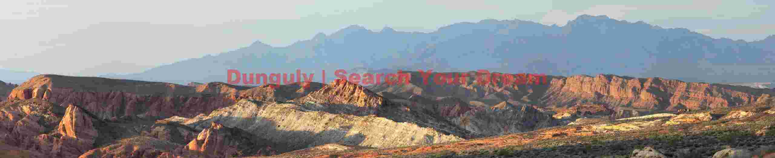 Sunset panorama from Rainbow Point - Valley of Fire