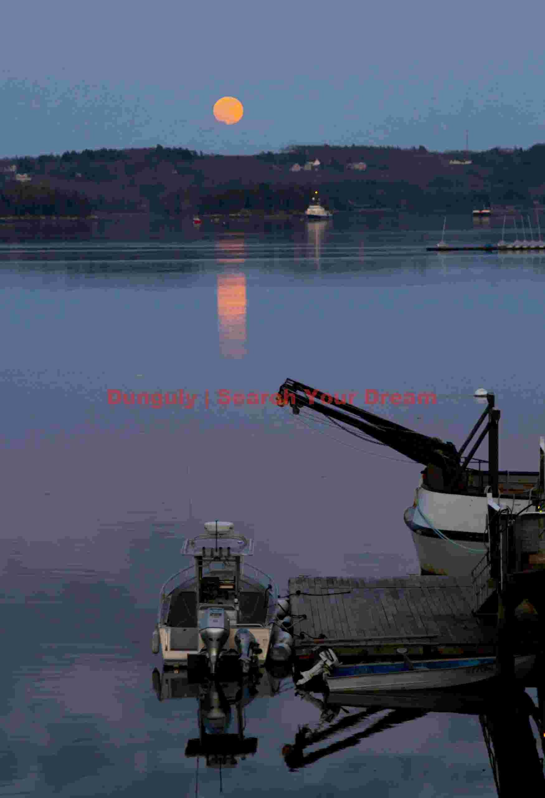 Penobscot Bay Moon