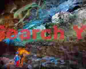 Glacial Ice Formation at Surreal ice formations, Golden ice cave, Vatnajokull, Iceland