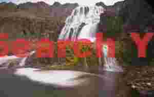 Swirl pool, Dynjandifoss; Western Fjords