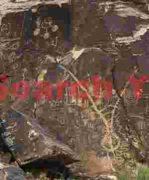 The 'Zipper' Petroglyph at Parowan Gap