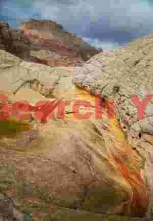 Tormented colors under storm clouds White Pocket - Vermillion Cliffs National Monument
