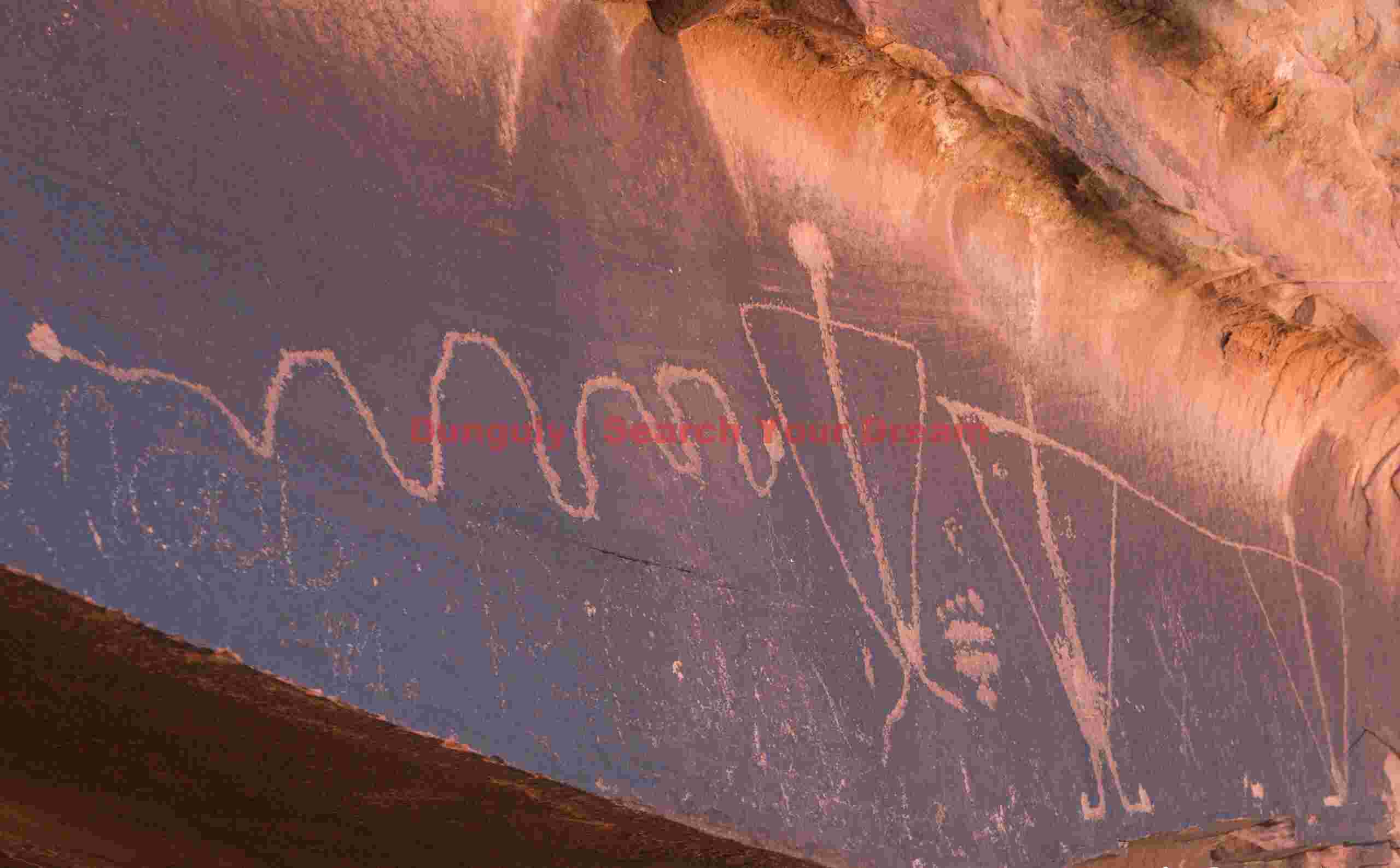 Triangle Men Petroglyph