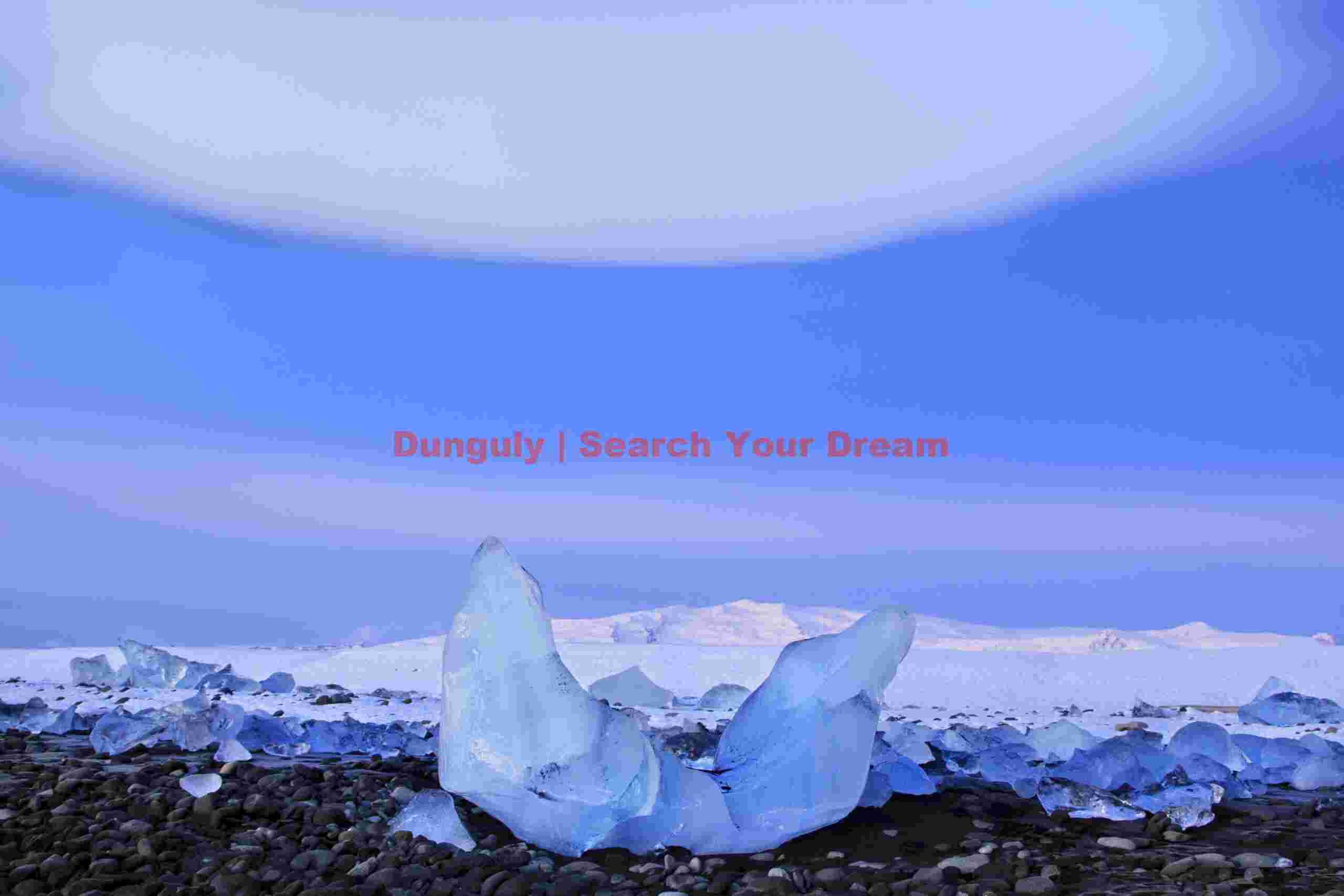 Glacial Ice Formation at 'V' berg and cloud