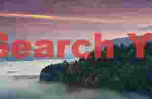 Vista House Above Mist, Columbia River Gorge, Oregon