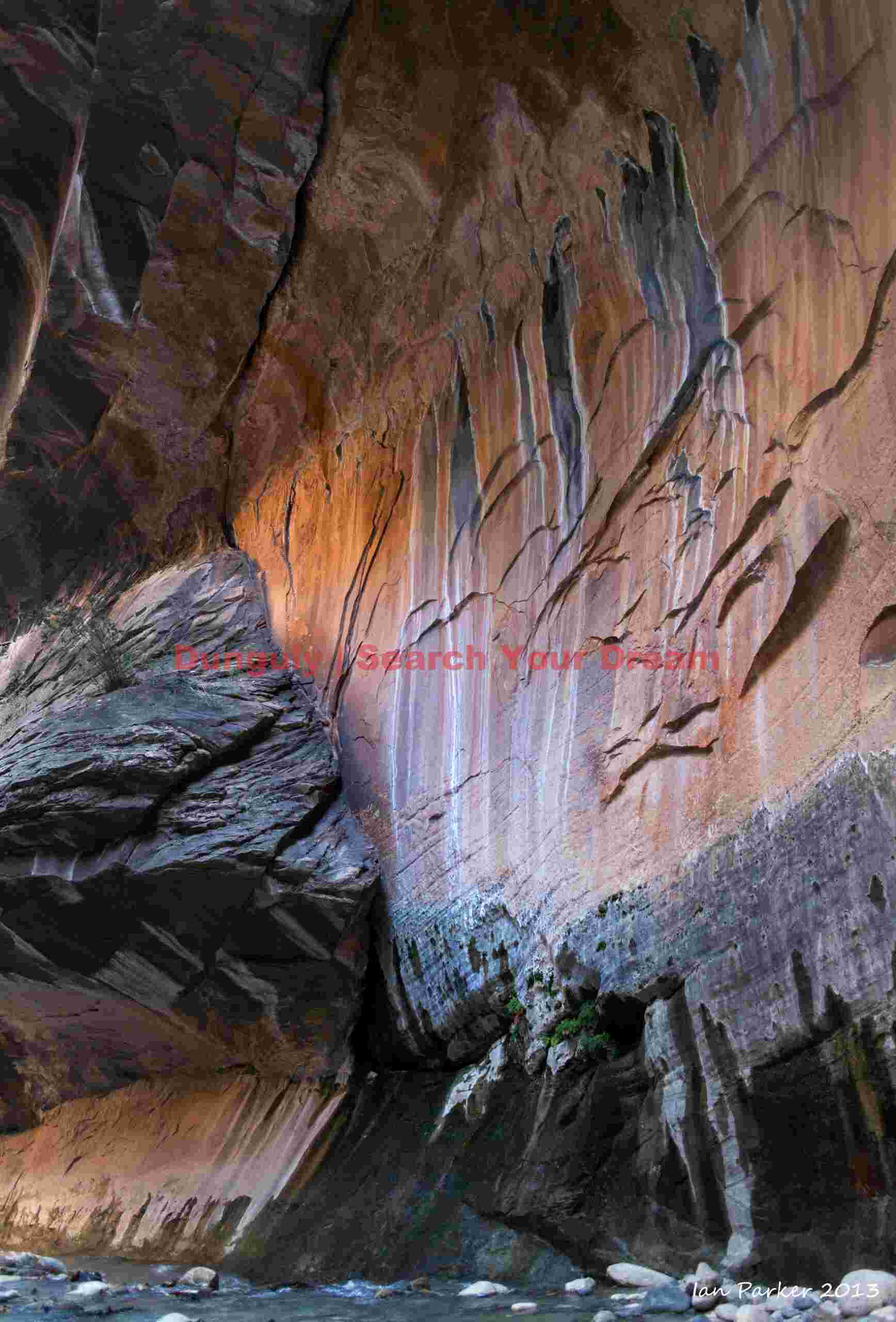 Water Stripes in the Virgin River Narrows