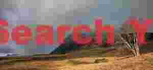 Glacial Ice Formation at Wild cloudscape above abandoned farmsite