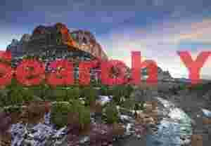 Winter Sunset at the Watchman