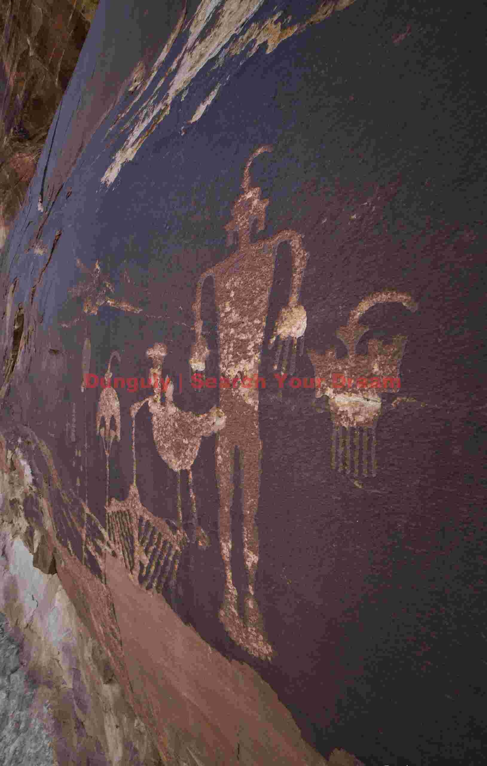 'Wolfman' Petroglyph at Comb Wash