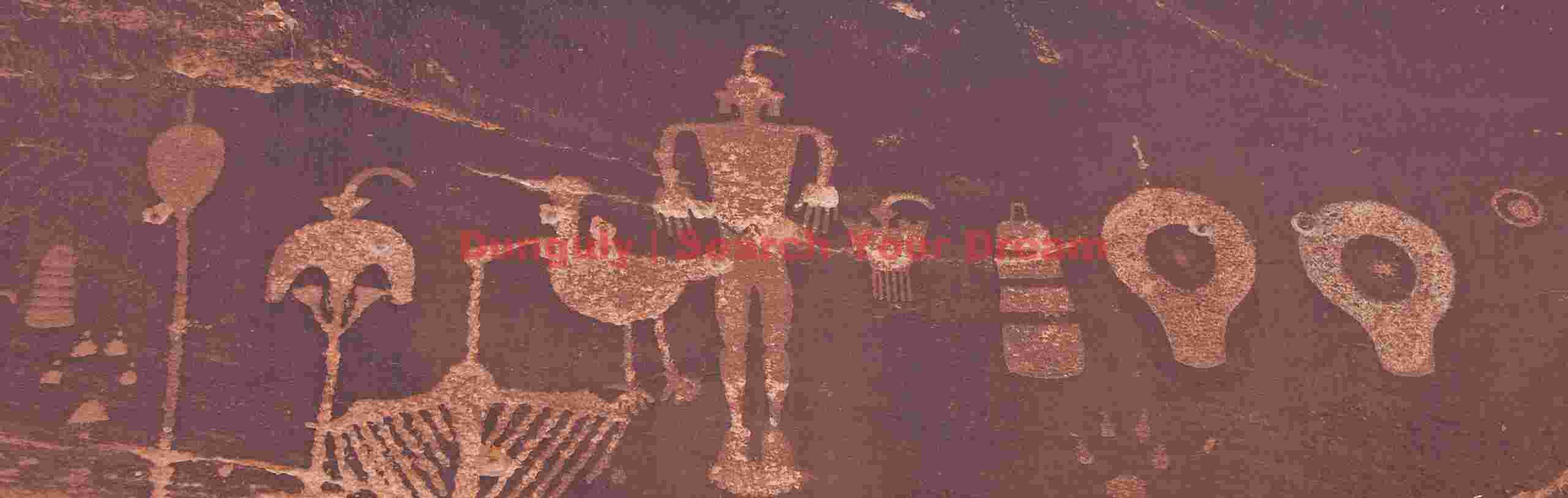 Wolfman Petroglyph Panel