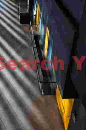 Yellow doors; Harpa, Reykjavik