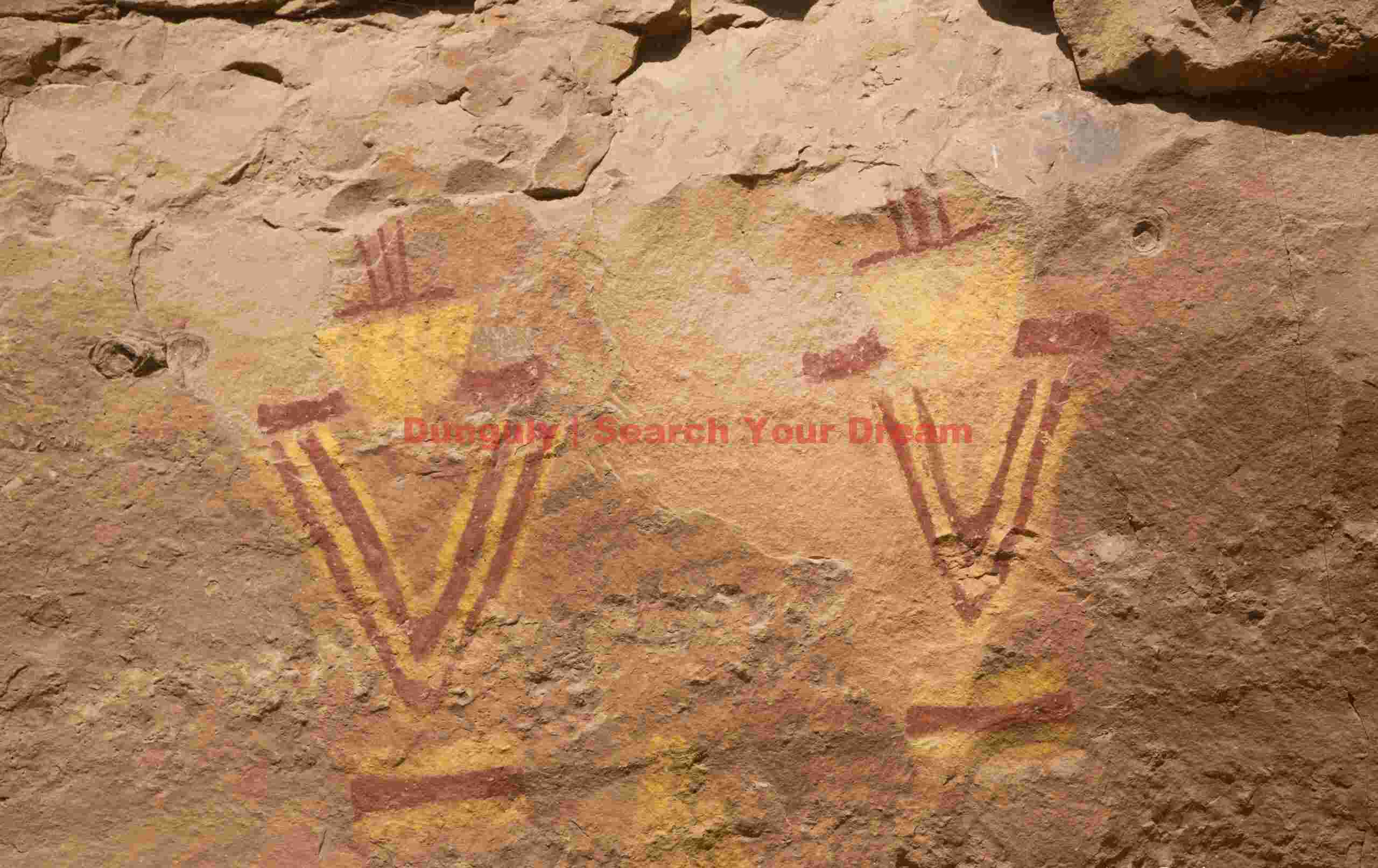 Yellow Men Pictographs at Snake Gulch