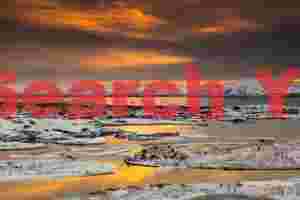 Glacial Ice Formation at Yellow reflections