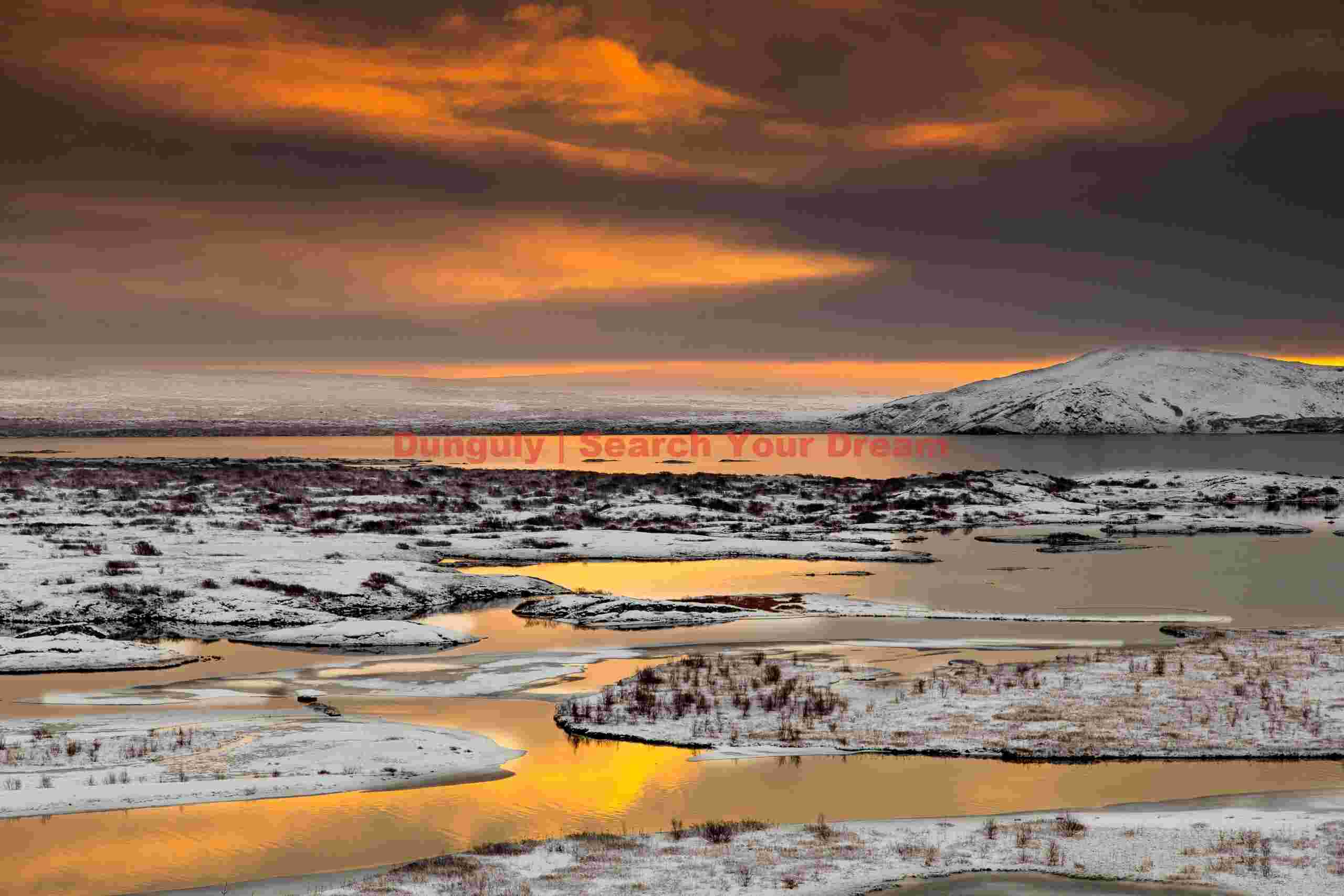 Glacial Ice Formation at Yellow reflections