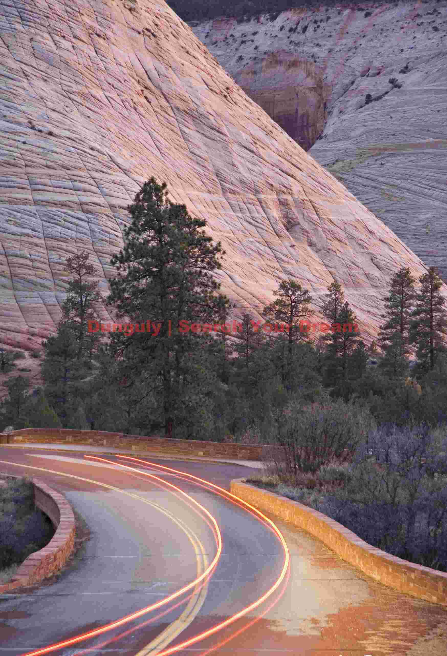 Zion - Checkerboard Mesa by reflected sunset