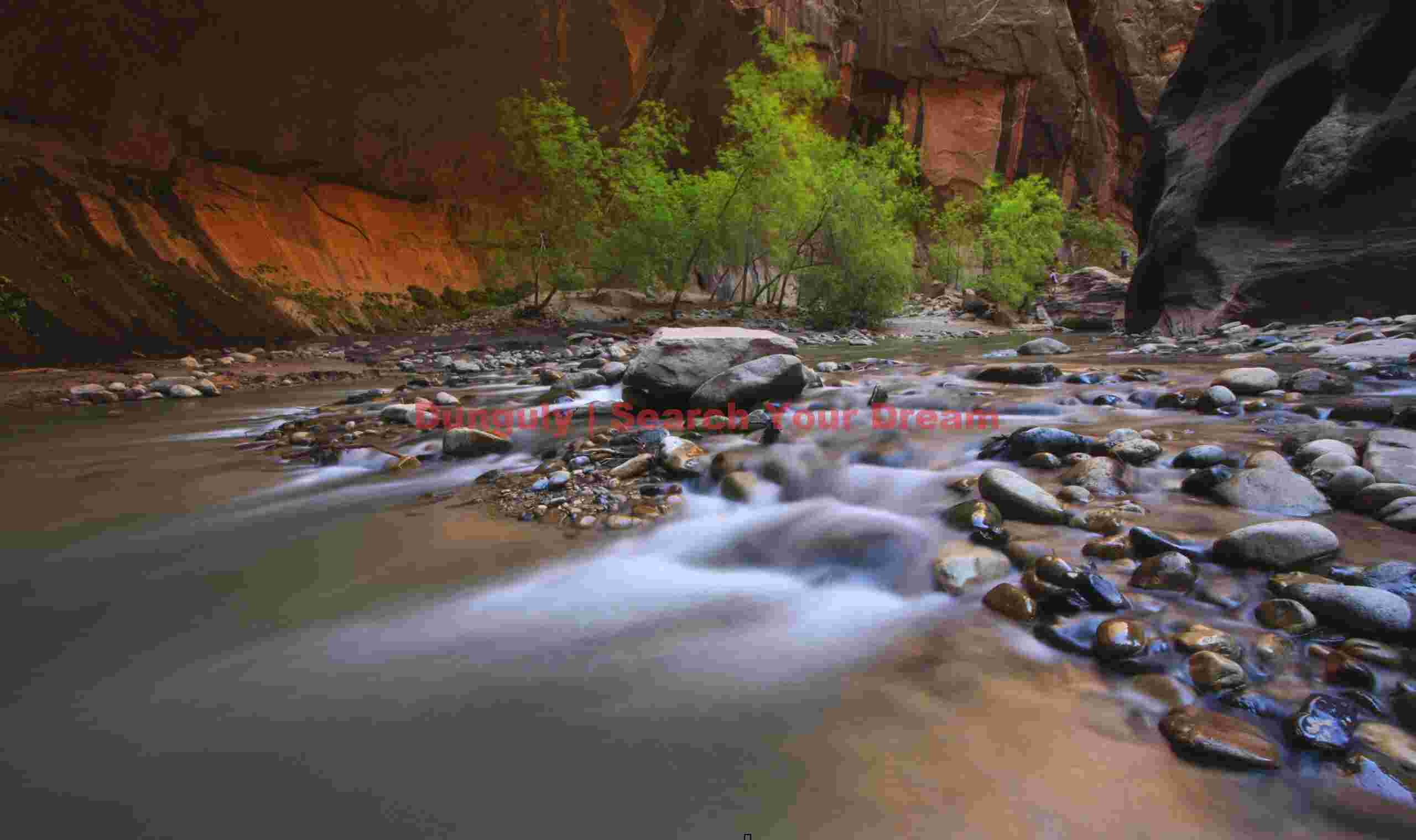 Cascade in the Zion Narrows