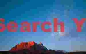 Zion - sunset along the road to Grafton