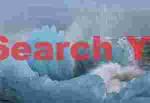 Glacial Ice Formation at okelbergs in surf #3, Jokulsa beach, South Iceland