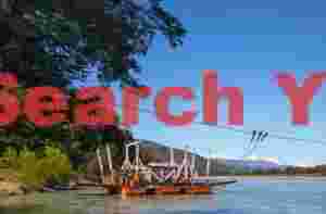 Small Ferry Crossing Rio Baker Waters