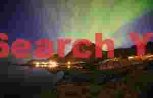 Aurora above Tind mountain