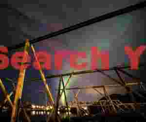 Aurora and fish drying racks